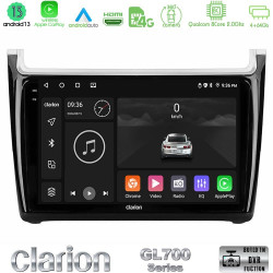 Clarion GL700 Series 8Core Android13 4+64GB Vw Polo Navigation Multimedia Tablet 9 Με Carplay -amp; Android Auto