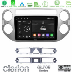 Clarion GL700 Series 8Core Android13 4+64GB VW Tiguan Navigation Multimedia Tablet 9 Με Carplay -amp; Android Auto