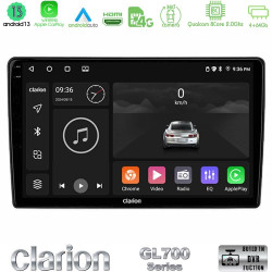 Clarion GL700 Series Alfa Romeo Mito 2008-2014 8Core Android13 4+64GB Navigation Multimedia Tablet 9 Με Carplay -amp; Android Auto Με Carplay -amp; Android Auto