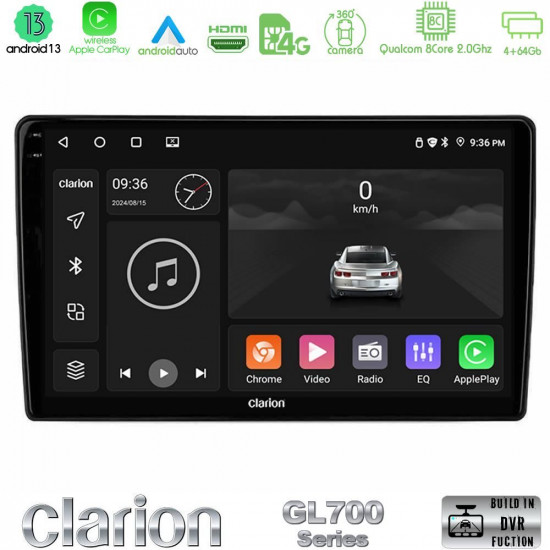 Clarion GL700 Series Kia Ceed 2007-2009 8Core Android13 4+64GB Navigation Multimedia Tablet 9? Με Carplay -amp; Android Auto Με Carplay -amp; Android Auto Clarion GL700 Series Kia Ceed 2007-2009 8Core Android13 4+64GB Navigation Multimedia Tablet 9? Με Carplay -amp; Android Auto Με Carplay -amp; Android Auto