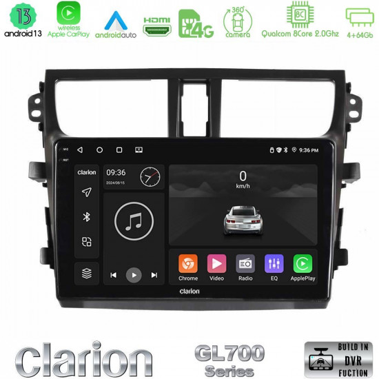 Clarion GL700 Series Suzuki Celerio 2014-2020 8Core Android13 4+64GB Navigation Multimedia Tablet 9? Με Carplay -amp; Android Auto Με Carplay -amp; Android Auto Clarion GL700 Series Suzuki Celerio 2014-2020 8Core Android13 4+64GB Navigation Multimedia Tablet 9? Με Carplay -amp; Android Auto Με Carplay -amp; Android Auto