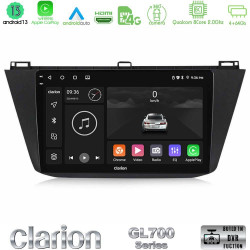 Clarion GL700 Series Vw Tiguan 2016-2022 8Core Android13 4+64GB Navigation Multimedia Tablet 10? Με Carplay -amp; Android Auto Clarion GL700 Series Vw Tiguan 2016-2022 8Core Android13 4+64GB Navigation Multimedia Tablet 10? Με Carplay -amp; Android Auto