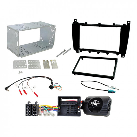 Connects2 Mercedes W203 Facelift 2DIN Intsallation Kit