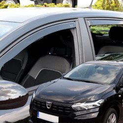 DACIA SANDERO /STEPWAY 5D 2020+ -ΣΕΤ ΑΝΕΜΟΘΡΑΥΣΤΕΣ ΑΥΤΟΚΙΝΗΤΟΥ ΑΠΟ ΕΥΚΑΜΠΤΟ ΦΙΜΕ ΠΛΑΣΤΙΚΟ HEKO - 4 ΤΕΜ.