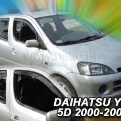 DAIHATSU YRV 5D 2000-2005R ΣΕΤ ΑΝΕΜΟΘΡΑΥΣΤΕΣ ΑΥΤΟΚΙΝΗΤΟΥ ΑΠΟ ΕΥΚΑΜΠΤΟ ΦΙΜΕ ΠΛΑΣΤΙΚΟ HEKO - 4 ΤΕΜ.