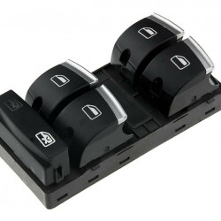 ΔΙΑΚΟΠΤΗΣ ΗΛΕΚΤΡΙΚΩΝ ΠΑΡΑΘΥΡΩΝ AUDI A3 03-/A6 04-/Q7 06- 4ΠΛΟΣ 10PIN ΑΣΗΜΙ