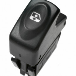 ΔΙΑΚΟΠΤΗΣ ΗΛΕΚΤΡΙΚΩΝ ΠΑΡΑΘΥΡΩΝ RENAULT CLIO II/ III/ KANGOO/ MEGANE I (MONOΣ) ΜΑΥΡΟΣ 5PIN