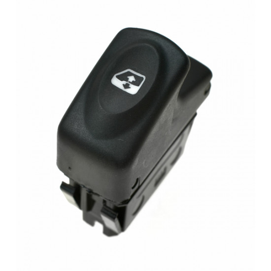 ΔΙΑΚΟΠΤΗΣ ΗΛΕΚΤΡΙΚΩΝ ΠΑΡΑΘΥΡΩΝ RENAULT CLIO/ KANGOO/ MEGANE I (MONOΣ) ΜΑΥΡΟΣ  6PIN