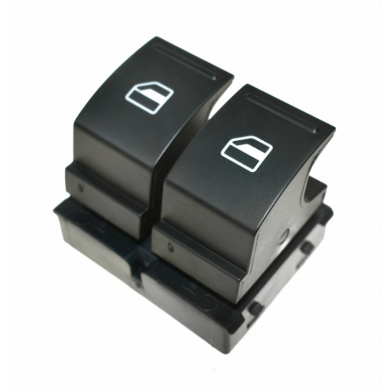 ΔΙΑΚΟΠΤΗΣ ΗΛΕΚΤΡΙΚΩΝ ΠΑΡΑΘΥΡΩΝ VW GOLF 5 3D/ CADDY 04-/ JETTA/ PASSAT/ SCIROCCO/ SEAT LEON (ΔΙΠΛΟΣ) 4PIN/ LH