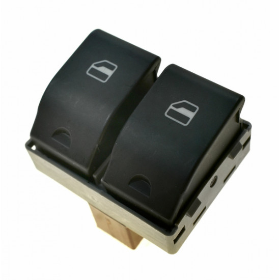 ΔΙΑΚΟΠΤΗΣ ΗΛΕΚΤΡΙΚΩΝ ΠΑΡΑΘΥΡΩΝ VW POLO/ SEAT IBIZA/ CORDOBA 02- (ΔΙΠΛΟΣ) 4PIN/ LH
