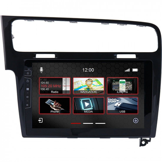 Dynavin X Series VW Golf 7 10 Tablet Style Piano Black Dynavin X Series VW Golf 7 10 Tablet Style Piano Black