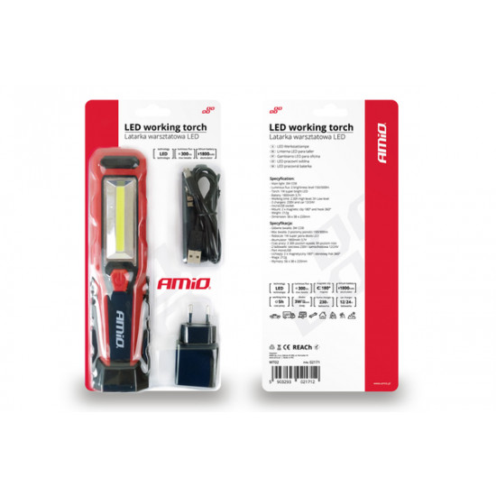ΦΑΚΟΣ WT02 12/24/230V/MICRO USB COB LED 150/300lm 3W ΜΕ ΜΑΓΝΗΤΙΚΗ ΒΑΣΗ+ΓΑΝΤΖΟΣ ΦΑΚΟΣ WT02 12/24/230V/MICRO USB COB LED 150/300lm 3W ΜΕ ΜΑΓΝΗΤΙΚΗ ΒΑΣΗ+ΓΑΝΤΖΟΣ