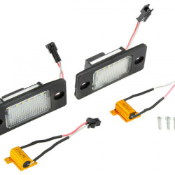 ΦΑΝΟΣ ΑΡΙΘΜΟΥ VW GOLF IV  99-/ GOLF V  07-/ BORA 99-05/ PASSAT B5 KOMBI 00-/ TOUAREG 02-/ TIGUAN 07- CAN/BUS LED (2TEM)