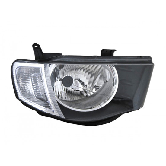 ΦΑΝΟΣ ΕΜΠΡΟΣΘΙΟΣ MITSUBISHI L200 09-14 ΛΕΥΚΟ ΦΛΑΣ (ΜΟΝΟΚΑΜΠΙΝΟ) ΔΕΞΙΑ