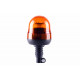ΦΑΡΟΣ ΠΕΡΙΣΤΡΕΦΟΜΕΝΟΣ W02P 12/24V 39SMD LED ΕΛΑΣΤΙΚΟΣ ΒΙΔΩΤΟΣ ΠΟΡΤΟΚΑΛΙ 129x241mm