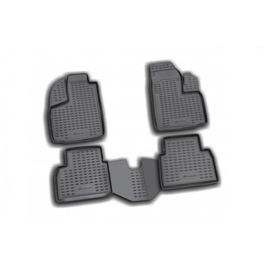 FIAT DOBLO 11/2000-12/2009 ΠΑΤ.ΜΑΡΚ.ΛΑΣΤΙΧΟ ΣΚΑΦΑΚΙΑ (ΜΑΥΡΟ) - 4 ΤΕΜ.