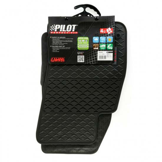 FIAT PUNTO 3D / 5D / EVO 05/2008-04/2019 ΠΑΤΑΚΙΑ ΜΑΡΚΕ ΛΑΣΤΙΧΟ PILOT ECO GOMMA STYLE A (ΜΕ ΚΟΥΜΠΩΜΑΤΑ) LAMPA - 4 ΤΕΜ. FIAT PUNTO 3D / 5D / EVO 05/2008-04/2019 ΠΑΤΑΚΙΑ ΜΑΡΚΕ ΛΑΣΤΙΧΟ PILOT ECO GOMMA STYLE A (ΜΕ ΚΟΥΜΠΩΜΑΤΑ) LAMPA - 4 ΤΕΜ.