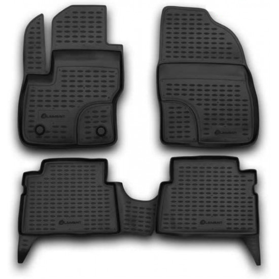 FORD C-MAX 10/2003-10/2010 ΠΑΤΑΚΙΑ ΜΑΡΚΕ ΛΑΣΤΙΧΟ ΣΚΑΦΑΚΙΑ (ΜΑΥΡΟ) - 4 ΤΕΜ.