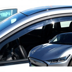 FORD MUSTANG MACH-E 5D 2020+  -  ΑΝΕΜΟΘΡΑΥΣΤΕΣ ΑΥΤΟΚΙΝΗΤΟΥ ΑΠΟ ΕΥΚΑΜΠΤΟ ΦΙΜΕ ΠΛΑΣΤΙΚΟ HEKO - 2 ΤΕΜ.