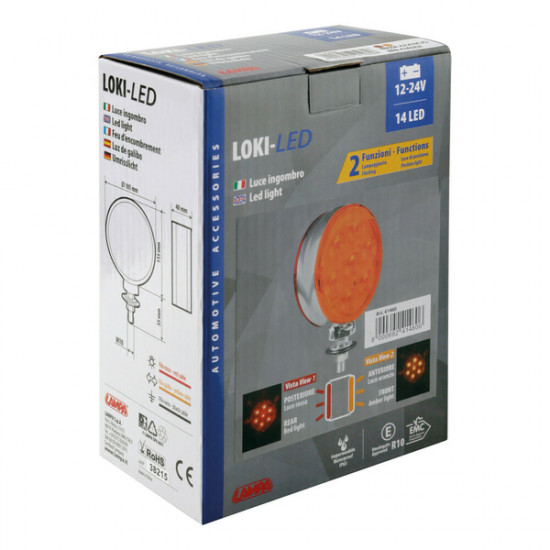 ΦΩΣ ΘΕΣΕΩΣ / ΒΟΗΘΗΤΙΚΟ ΦΩΣ ΦΟΡΤΗΓΟΥ 24V 14LED ΚΟΚΚΙΝΟ/ΠΟΡΤΟΚΑΛΙ 2ΧΡΗΣΕΩΝ LOKI-LED 105x115mm 1ΤΕΜ. ΦΩΣ ΘΕΣΕΩΣ / ΒΟΗΘΗΤΙΚΟ ΦΩΣ ΦΟΡΤΗΓΟΥ 24V 14LED ΚΟΚΚΙΝΟ/ΠΟΡΤΟΚΑΛΙ 2ΧΡΗΣΕΩΝ LOKI-LED 105x115mm 1ΤΕΜ.