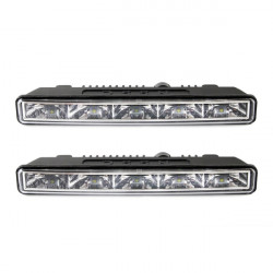 ΦΩΤΑ ΗΜΕΡΑΣ DRL 12/24V 10,64W 10LED 1000Lm 187x24x56mm AMiO – 2 ΤΕΜ.