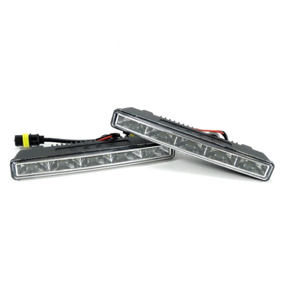 ΦΩΤΑ ΗΜΕΡΑΣ DRL 12/24V 10,64W 10LED 1000Lm 187x24x56mm AMiO – 2 ΤΕΜ.