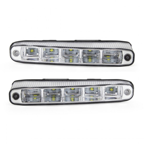 ΦΩΤΑ ΗΜΕΡΑΣ DRL 12/24V 11,52W 10LED 1000Lm 160x25x52mm AMiO – 2 ΤΕΜ.