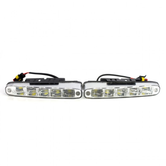 ΦΩΤΑ ΗΜΕΡΑΣ DRL 12/24V 11,52W 10LED 1000Lm 160x25x52mm AMiO – 2 ΤΕΜ.
