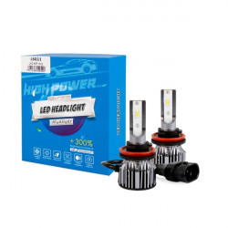 H11  9>32V 6.500K 5.000lm 50W CSP1860 LED LSG SERIES +300- KIT M-TECH - 2 ΤΕΜ.