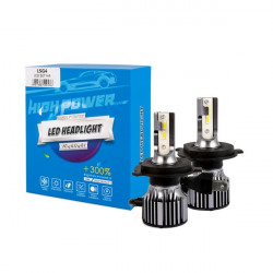 H4  9>32V 6.500K 5.000lm 50W CSP1860 LED LSG SERIES +300- KIT M-TECH - 2 ΤΕΜ.
