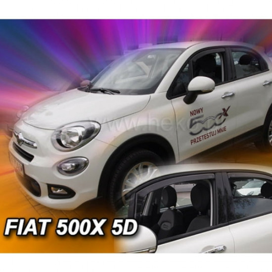 Heko FIAT 500X 5D 2015 - ΣΕΤ ΑΝΕΜΟΘΡΑΥΣΤΕΣ HEKO (4 ΤΕΜ.)