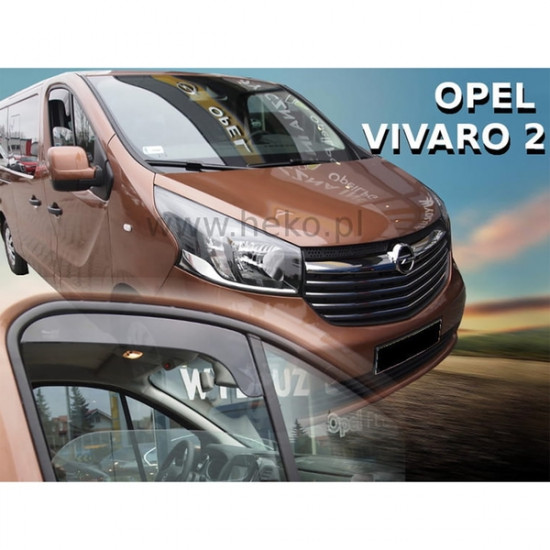 Heko FIAT TALENTO 2016> / OPEL VIVARO II 2014>2019 / RENAULT TRAFIC III 2014> ΚΟΝΤΟ ΖΕΥΓΑΡΙ ΑΝΕΜΟΘΡΑΥΣΤΕΣ VAN ΑΠΟ ΕΥΚΑΜΠΤΟ ΦΙΜΕ ΠΛΑΣΤΙΚΟ HEKO - 2 ΤΕΜ.