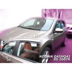 Heko NISSAN QASHQAI I J10 5D 02/2007>2013  - ΣΕΤ ΑΝΕΜΟΘΡΑΥΣΤΕΣ HEKO (4 ΤΕΜ.)