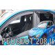 Heko OPEL CORSA F 5D 2019> / PEUGEOT 208 5D 2019> - ΣΕΤ ΑΝΕΜΟΘΡΑΥΣΤΕΣ HEKO (4 ΤΕΜ.)