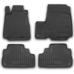 HONDA CR-V 01/2007+ ΠΑΤΑΚΙΑ ΜΑΡΚΕ ΛΑΣΤΙΧΟ ΣΚΑΦΑΚΙΑ (ΜΑΥΡΟ) - 4 ΤΕΜ.