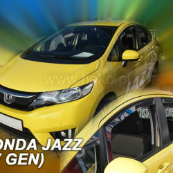 HONDA JAZZ IV 5D 2013+   ΣΕΤ ΑΝΕΜΟΘΡΑΥΣΤΕΣ ΑΥΤΟΚΙΝΗΤΟΥ ΑΠΟ ΕΥΚΑΜΠΤΟ ΦΙΜΕ ΠΛΑΣΤΙΚΟ HEKO - 4 ΤΕΜ.