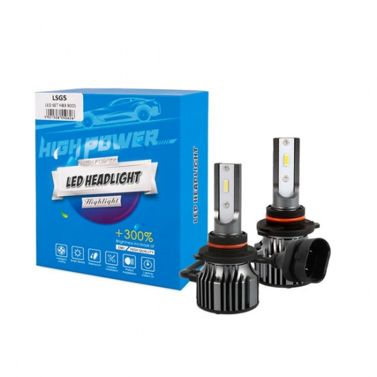 HΒ3 9005  9>32V 6.500K 5.000lm 50W CSP1860 LED LSG SERIES +300- KIT M-TECH - 2 ΤΕΜ.