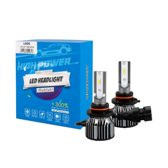 HΒ4 9006 9>32V 6.500K 5.000lm 50W CSP1860 LED LSG SERIES +300- KIT M-TECH - 2 ΤΕΜ.