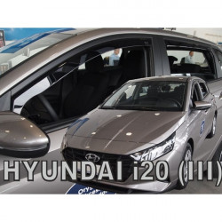 HYUNDAI i20 5D 2020> - ΣΕΤ ΑΝΕΜΟΘΡΑΥΣΤΕΣ ΑΥΤΟΚΙΝΗΤΟΥ ΑΠΟ ΕΥΚΑΜΠΤΟ ΦΙΜΕ ΠΛΑΣΤΙΚΟ HEKO - 4 ΤΕΜ.