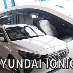 HYUNDAI IONIQ 5D 2017  ΣΕΤ ΑΝΕΜΟΘΡΑΥΣΤΕΣ ΑΥΤΟΚΙΝΗΤΟΥ ΑΠΟ ΕΥΚΑΜΠΤΟ ΦΙΜΕ ΠΛΑΣΤΙΚΟ HEKO - 4 ΤΕΜ.