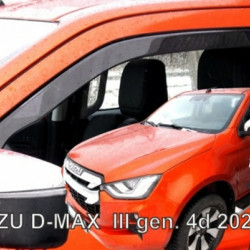 ISUZU D-MAX 4D 2020+ ??  ΖΕΥΓΑΡΙ ΑΝΕΜΟΘΡΑΥΣΤΕΣ ΑΠΟ ΕΥΚΑΜΠΤΟ ΦΙΜΕ ΠΛΑΣΤΙΚΟ HEKO - 2 ΤΕΜ.