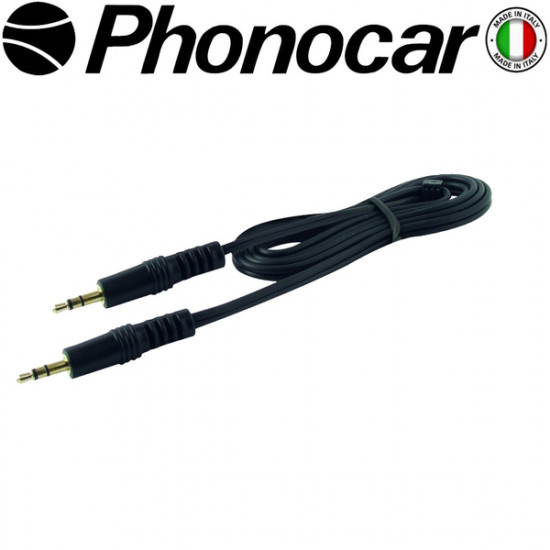 ΚΑΛΩΔΙΟ AUDIO  60cm Jack 3,5 >Jack 3,5 04.141 PHONOCAR