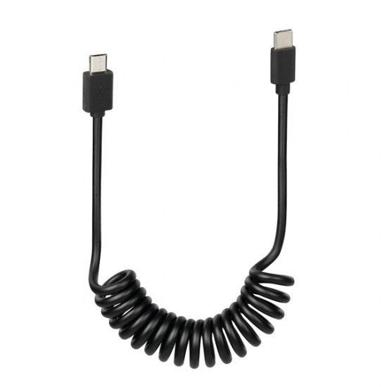 ΚΑΛΩΔΙΟ ΦΟΡΤΙΣΗΣ E-BIKE SPRING MICRO USB-TYPE-C ΣΠΙΡΑΛ 25-100cm