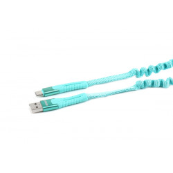 ΚΑΛΩΔΙΟ ΦΟΡΤΙΣΗΣ ΚΑΙ ΣΥΓΧΡΟΝΙΣΜΟΥ ΣΠΙΡΑΛ USB ΓΙΑ USB TYPE C 120cm FullLINK UC-14 AMIO ΚΑΛΩΔΙΟ ΦΟΡΤΙΣΗΣ ΚΑΙ ΣΥΓΧΡΟΝΙΣΜΟΥ ΣΠΙΡΑΛ USB ΓΙΑ USB TYPE C 120cm FullLINK UC-14 AMIO
