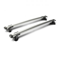 ΚΑΤΑΡΓΗΘΗΚΕ - ΜΠΑΡΕΣ ΟΡΟΦΗΣ ΑΛΟΥΜΙΝΙΟΥ THROUGH BAR STANDARD 134 cm YAKIMA ΜΕ ΚΛΕΙΔΙ - 2 ΤΕΜ.