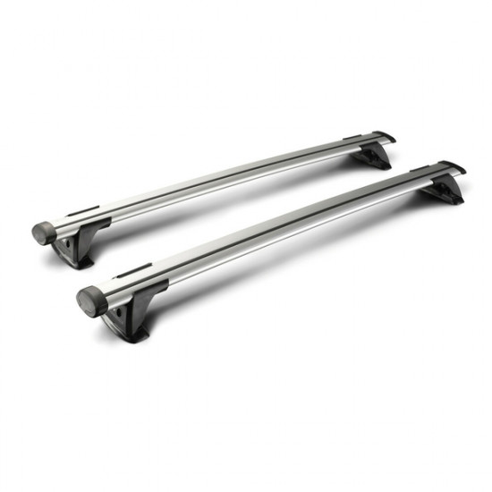 ΚΑΤΑΡΓΗΘΗΚΕ - ΜΠΑΡΕΣ ΟΡΟΦΗΣ ΑΛΟΥΜΙΝΙΟΥ THROUGH BAR STANDARD 134 cm YAKIMA ΜΕ ΚΛΕΙΔΙ - 2 ΤΕΜ.