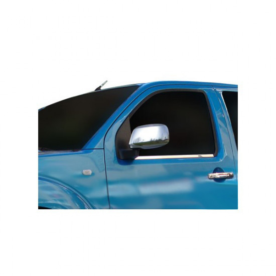ΚΑΤΑΡΓΗΘΗΚΕ - Omtec NISSAN PATHFINDER SUV R51 2005-2012 / NAVARA D40 / SUZUKI EQUATOR ΚΑΠΑΚΙΑ ΚΑΘΡΕΦΤΩΝ ΧΡΩΜΙΟΥ 2 ΤΕΜ. ΜΕΤΑΛΛΙΚΑ
