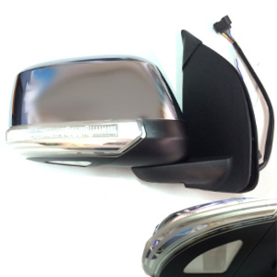 ΚΑΘΡΕΠΤΗΣ NISSAN D40 10-14 ΧΡΩΜΙΟ ΜΕ ΦΛΑΣ LED ΚΑΤΩ ΗΛΕΚΤΡΙΚΟΣ ΜΕ ΕΝΔΕΙΞΗ ΟΠΙΣΘΕΝ ΑΝΑΔΙΠΛΟΥΜΕΝΟΣ 9P/12B+2P ΔΕΞΙΟΣ