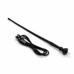 ΚΕΡΑΙΑ ΟΡΟΦΗΣ ΜΑΥΡΗ 34cm Φ5mm ΜΕ ΚΑΛΩΔΙΟ 1,4m