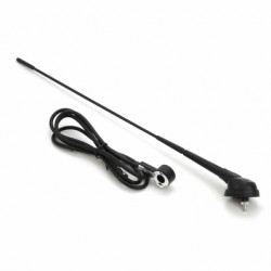ΚΕΡΑΙΑ ΟΡΟΦΗΣ ΜΑΥΡΗ 40cm Φ5mm ΜΕ ΚΑΛΩΔΙΟ 2,3m